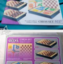 4 en 1 - Chess - Checkers - Ludo