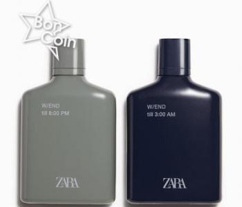 Eau de toilette ZARA en coffret de deux pièces.