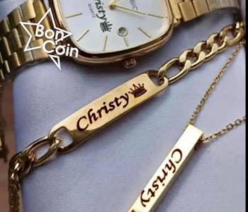 Coffret montre, bracelet et collier