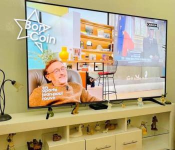 MEUBLE TV + TV HISENSE 50" 60"  65" PLASMA