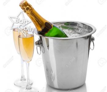 Seau à champagne en inox 3L
