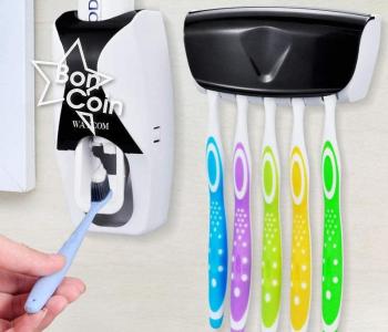 DISTRIBUTEUR DE DENTIFRICE ET STÉRILISATEUR DE BROSSE A DENT