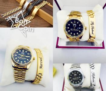 Montre et bracelet personnalisé 