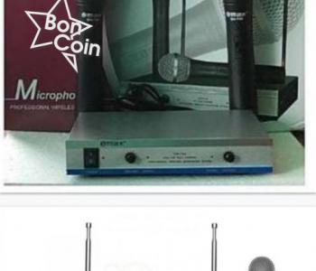 2 Microphone Sans Fil Max Professional DH-744