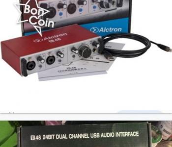 CARTE SON EXTERNE U48 à double canal USB