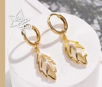 Boucles d'oreilles plaqué or 