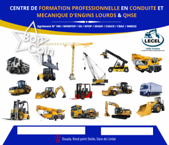 FORMATION EN CONDUITE ET MECANIQUE D'ENGINS LOURDS