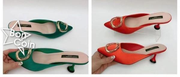 Babouche femme talon sales