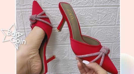 Babouche femme hot sale avec talon