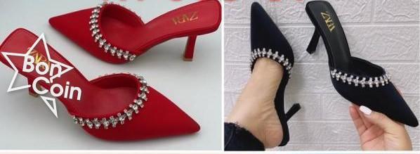 Babouches femmes avec talons prix 13 500 FCFA Cameroun Douala