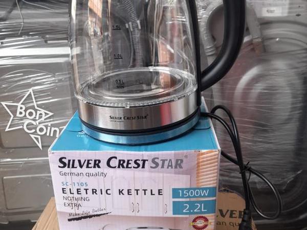 Bouilloire électrique transparente Sylver Crest