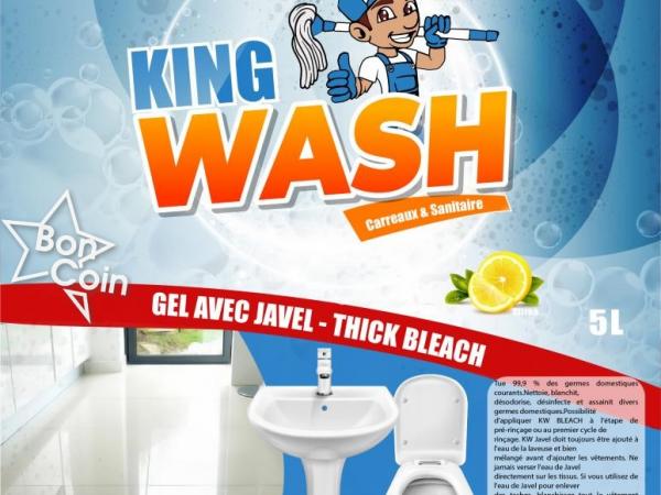 King Wash Gel avec Javel