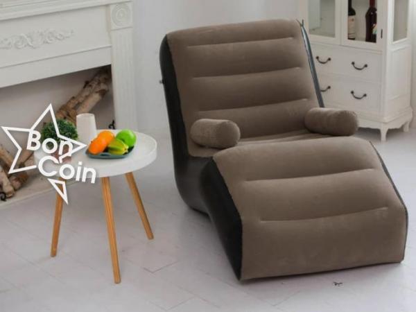 Sofas gonflables plus pose pieds