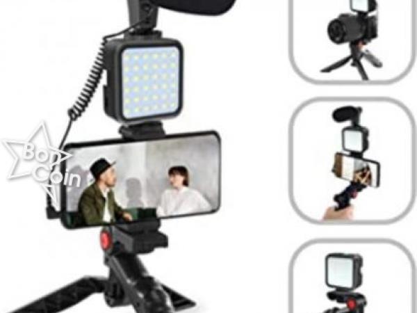 Vlogging Kit - Lumière + Micro Externe 